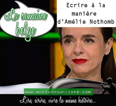 Ecrire le matin... A la manière d'Amélie Nothomb